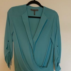 Halston Heritage - light blue - polyester blouse